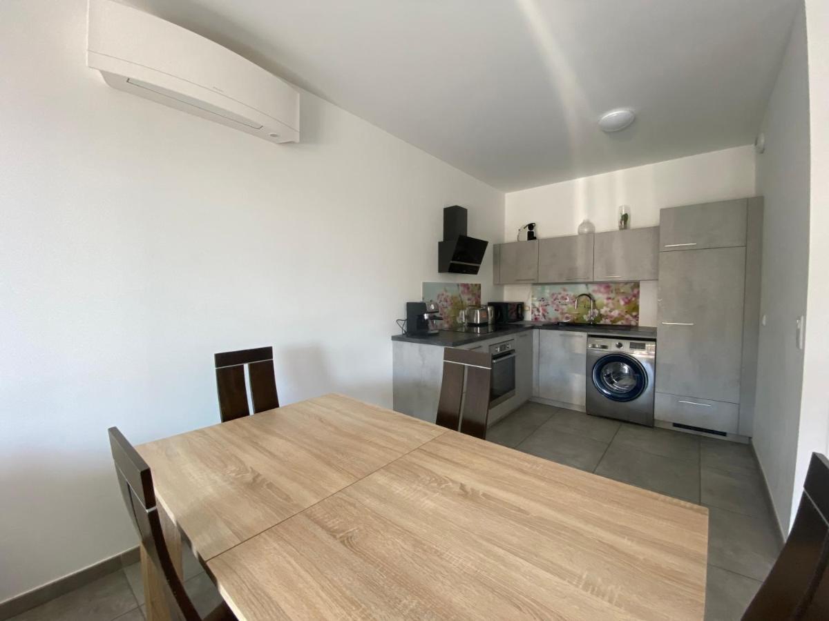 Appartement T2 De Standing Avec Parking A 250 Metres De La Plage, Route Des Sanguinaires, Ajaccio 阿雅克肖 外观 照片